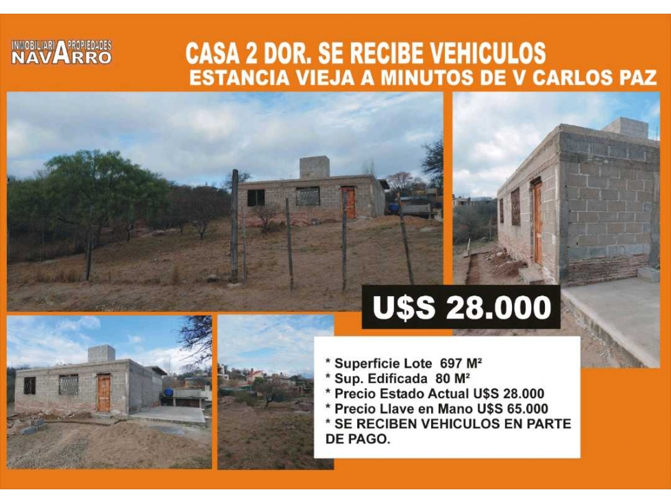 Casa en Estancia Vieja. Se Recibe Vehículos - 2