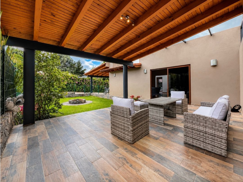 CASA EN RENTA | AMUEBLADA CON TERRAZA Y JARDIN | CERRO GORDO — foto 5