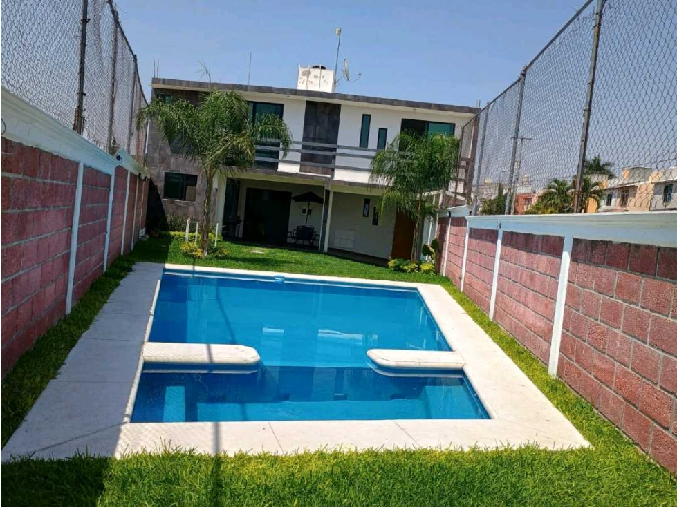 CASA EN RENTA PARA FIN DE SEMANA CON ALBERCA PROPIA EN XOCHITEPEC - 1