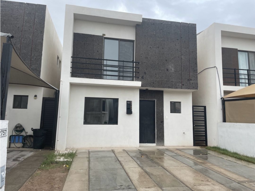 Casa sin amueblar con Minisplit. Acabados modernos. Sector 4 Siglos. - 2