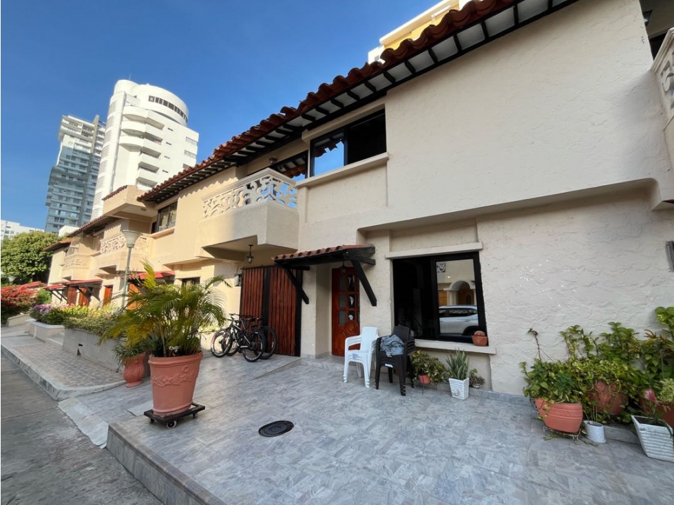 CASA EN VENTA 4 HAB CONJUNTO CERRADO MANGA CARTAGENA