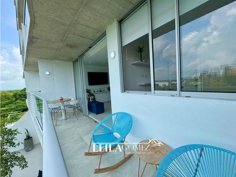 Hermoso Apartamento en Venta amoblado CieloMar Cartagena uso Turístico — foto 3