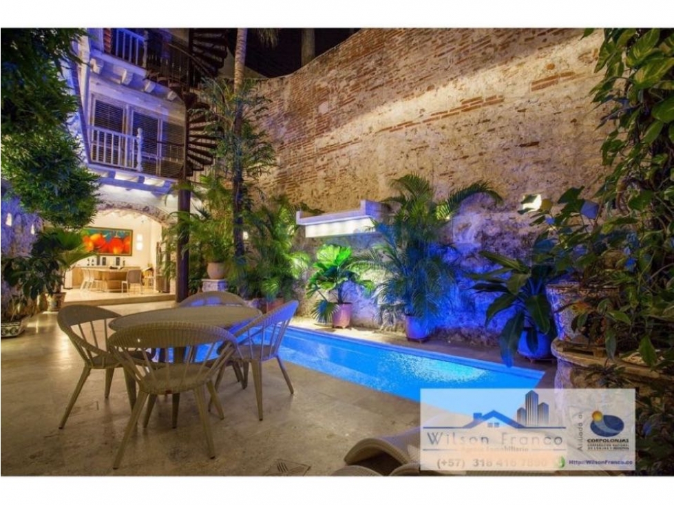 Casa en venta con piscina en el Centro Histórico de Cartagena de India — foto 3