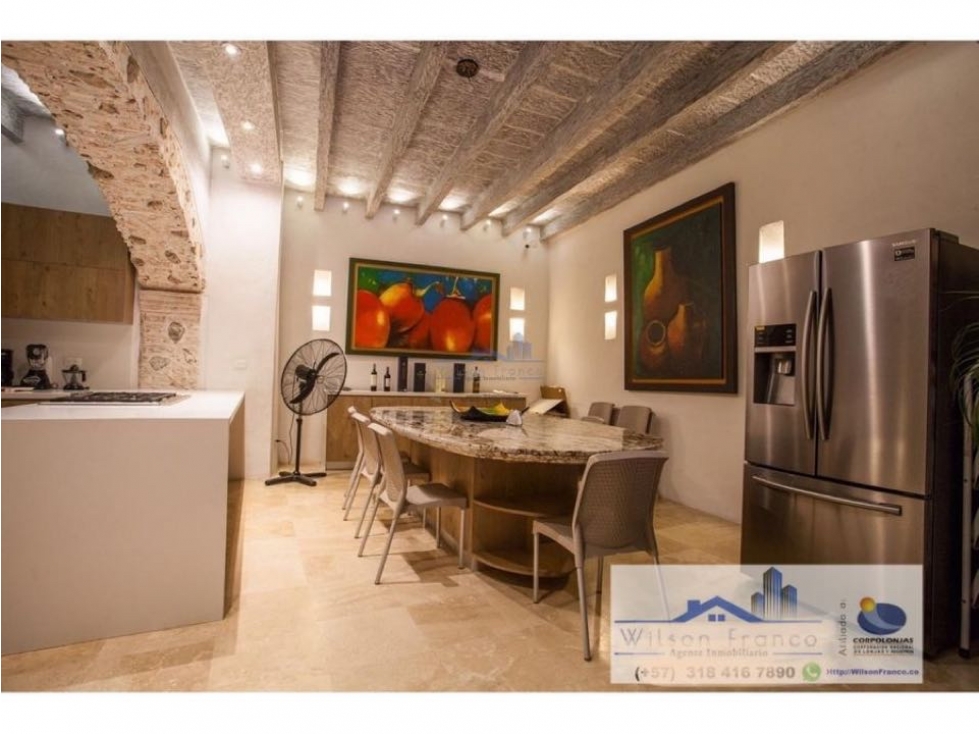 Casa en venta con piscina en el Centro Histórico de Cartagena de India — foto 6