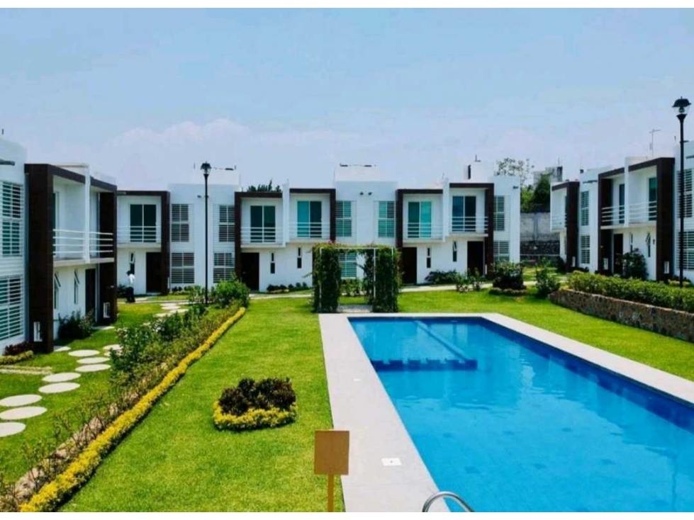 CASA EN VENTA EN CONDOMINIO EN JIUTEPEC MORELOS - 1