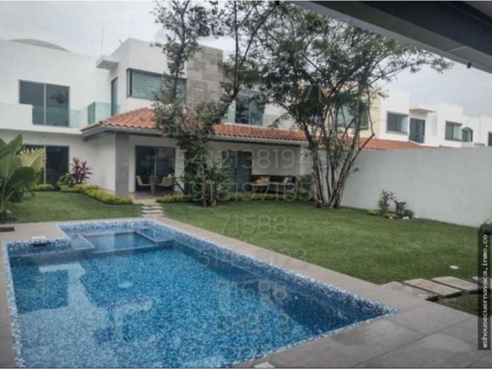 VENTA DE CASA CON ALBERCA JIUTEPEC MORELOS - 1