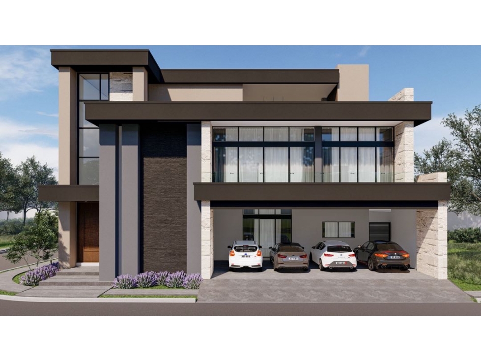 CASA EN VENTA EN LA HERRADURA MONTERREY LLAVE EN MANO 3 NIVELES 4 REC — foto 2