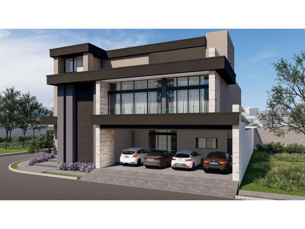 CASA EN VENTA EN LA HERRADURA MONTERREY LLAVE EN MANO 3 NIVELES 4 REC — foto 3