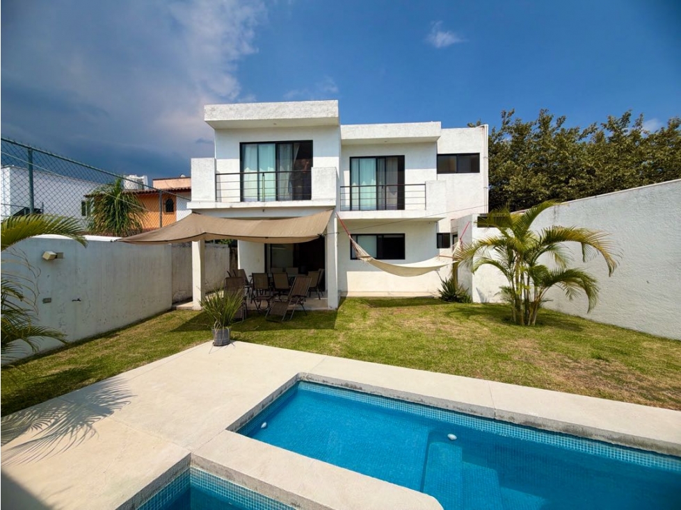 Casa en venta en las fincas Jiutepec Morelos con alberca y jardín priv — foto 2