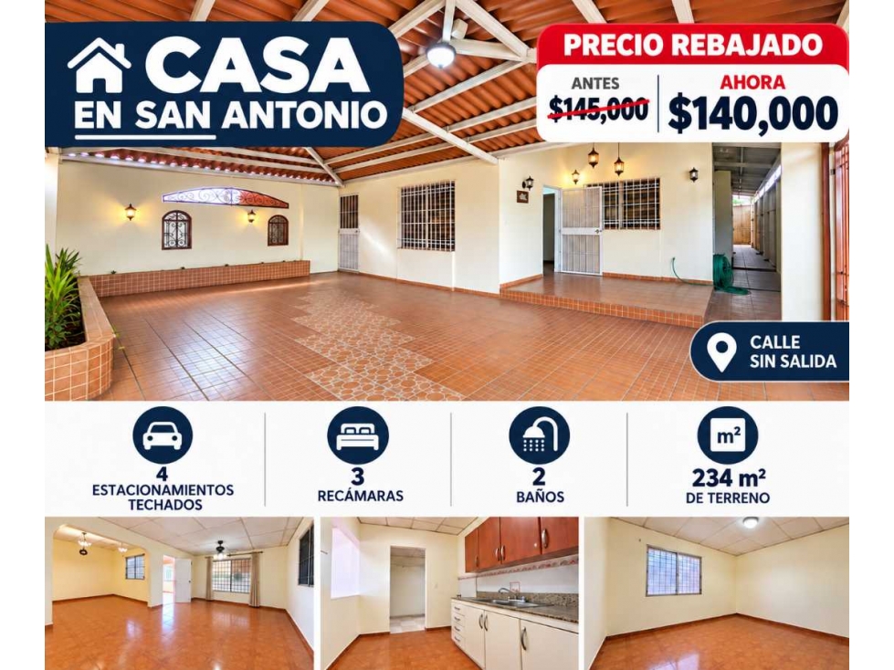 Casa en venta en Praderas de San Antonio con 4 parking G.S