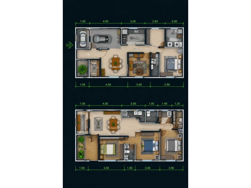 CASA EN VENTA PARA ESTRENAR EN CERETÉ CÓRDOBA SOBRE PLANOS — foto 4