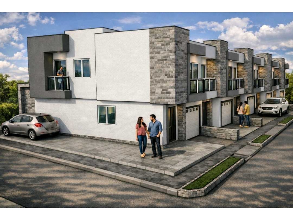 Casa Esquinera y medianera sobre planos CERCA AL Barrio Monteverde
