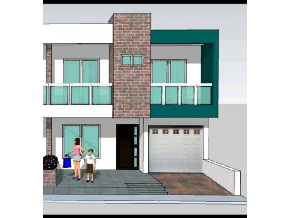 CASA MEDIANERA EN VENTA SOBRE PLANOS (lado de sombra - vista norte )