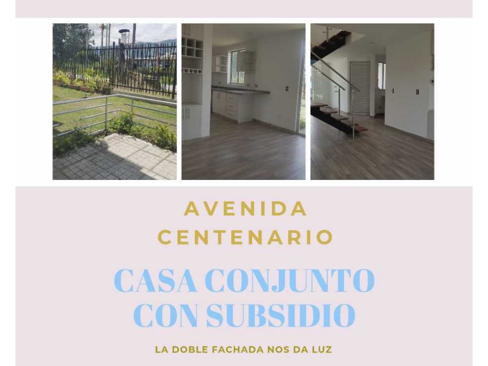 CASA CONJUNTO AVENIDA CENTENARIO