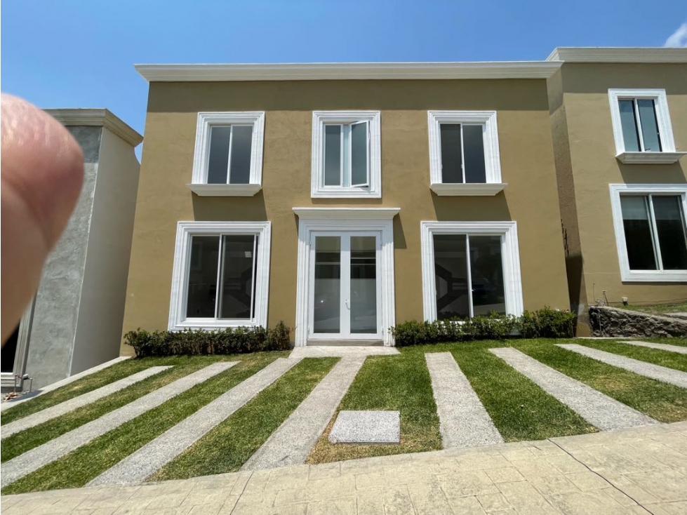 CASA NUEVA EN VENTA ZONA LOMAS DE CORTES EN CONDO ALBERCA 3R