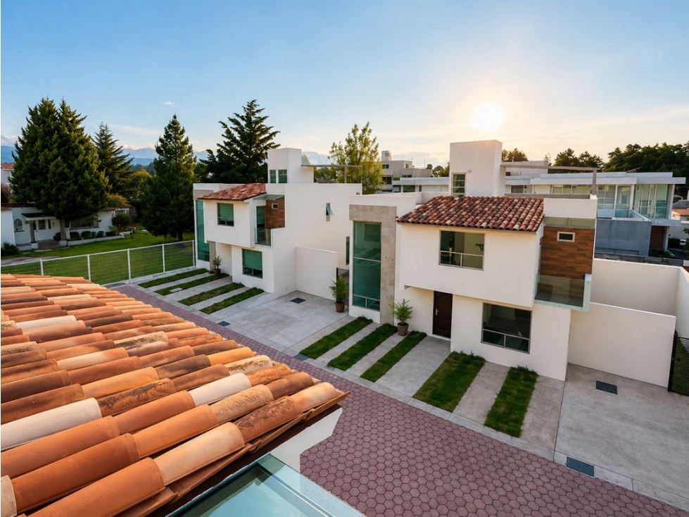 Casa Nueva en Venta en Cacalomacán con Jardín y Roof Garden - 1