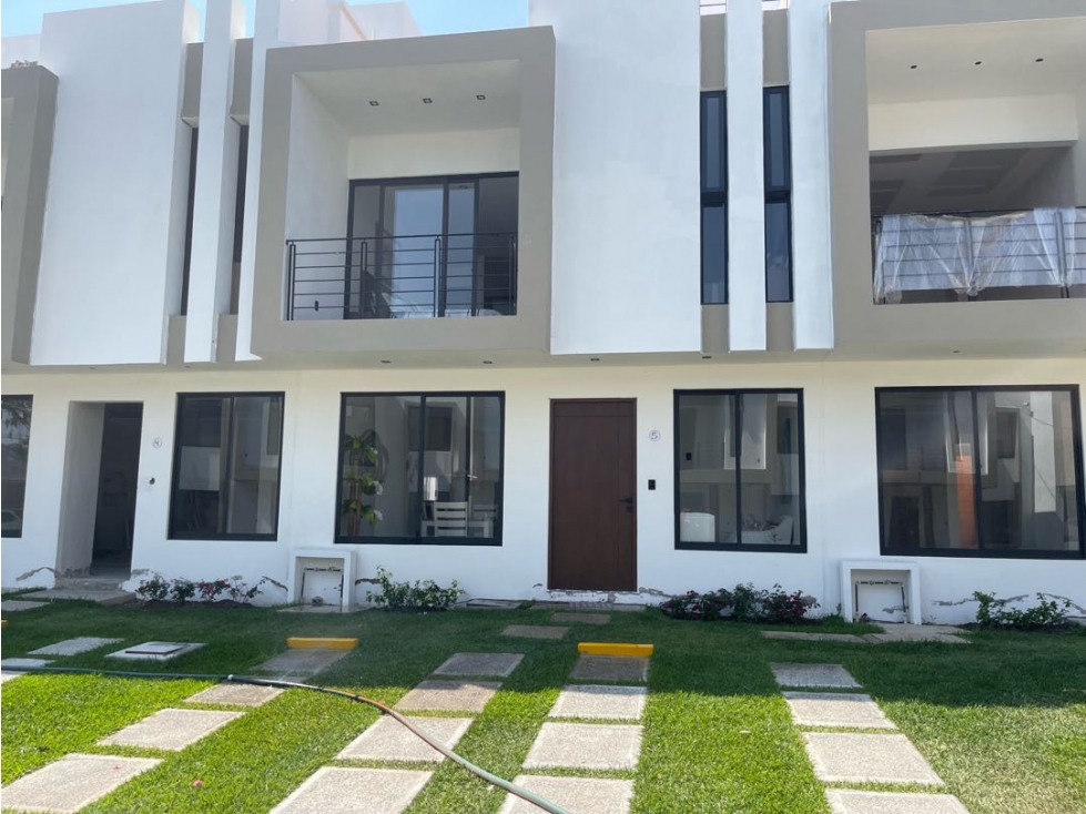 Casa Nueva en Venta en Condominio con Vigilancia ZONA Centro Jiutepec