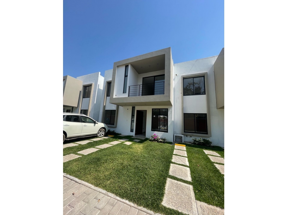 CASA NUEVA EN VENTA EN CONDOMINIO DE 15 CASAS EN CENTRO JIUTEPEC