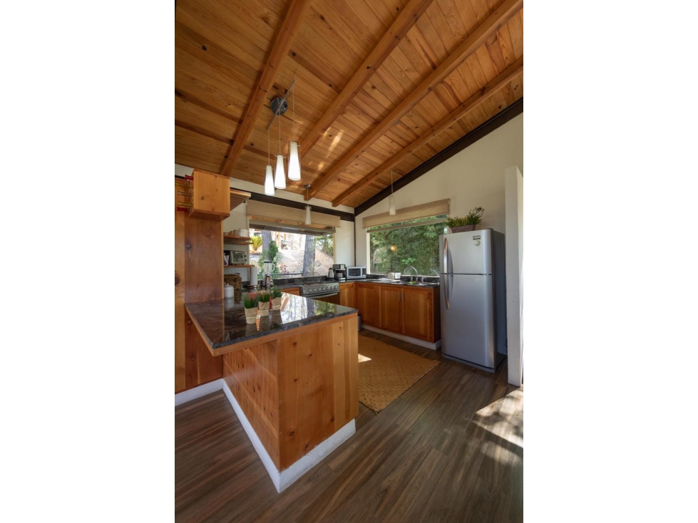 Casa rodeada de Bosque