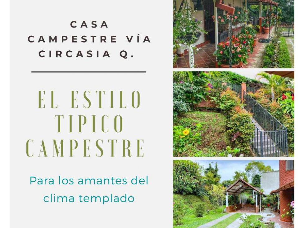 CASA TIPICA DE LA REGION CIRCASIA Q. 3635 - 2