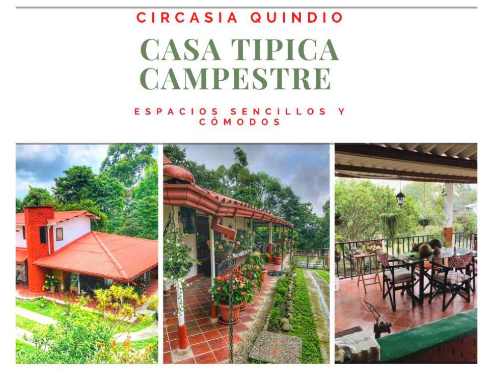 CASA TIPICA DE LA REGION CIRCASIA Q. 3635 - 1