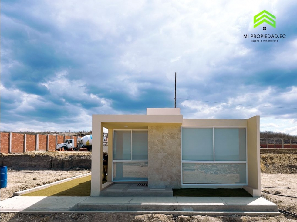 CASAS DE UNA PLANTA FRENTE AL MAR PUNTA ARRECIFE, VÍA MANTA JARAMIJO