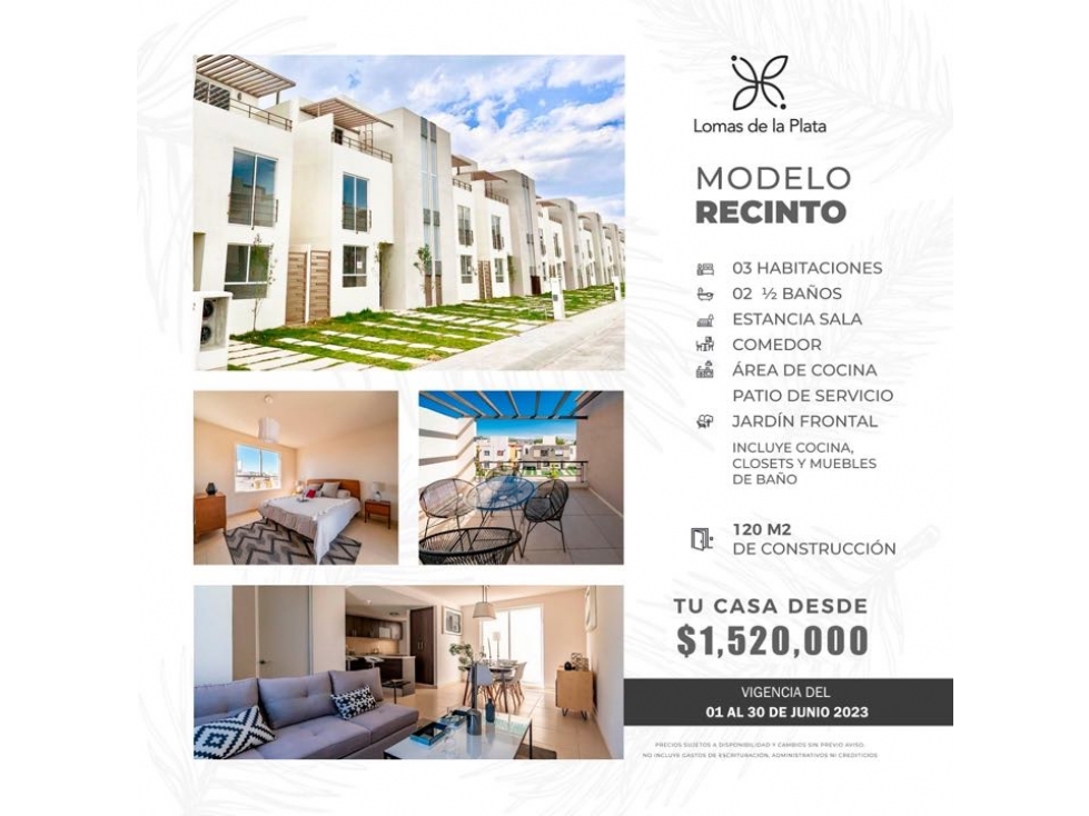 Casas en Lomas de la Plata desde 1 millón dpm !! — foto 4