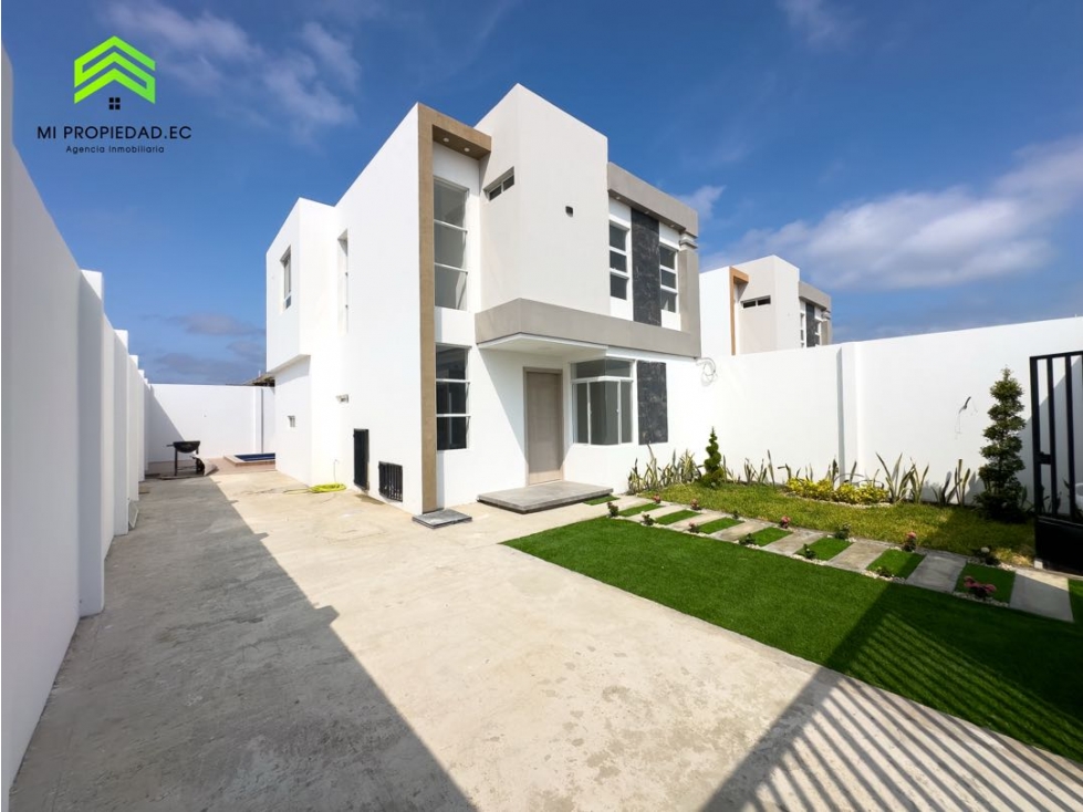 CASAS INDEPENDIENTES CON PISCINA EN VENTA SECTOR SUR DE MANTA - 2
