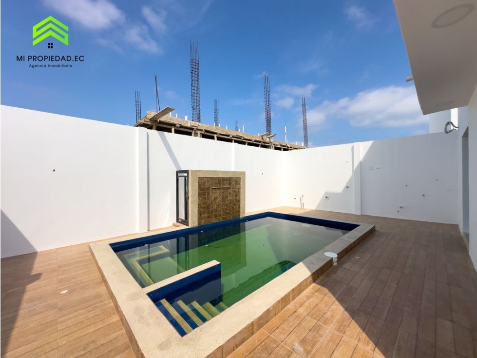 CASAS INDEPENDIENTES CON PISCINA EN VENTA SECTOR SUR DE MANTA - 5