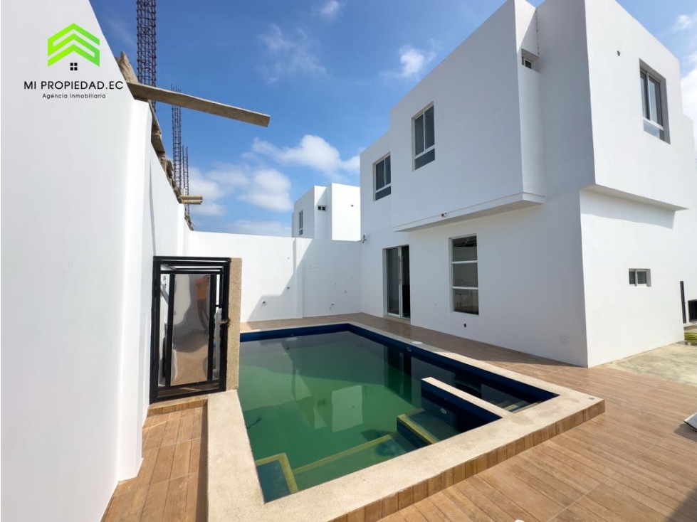 CASAS INDEPENDIENTES CON PISCINA EN VENTA SECTOR SUR DE MANTA - 6