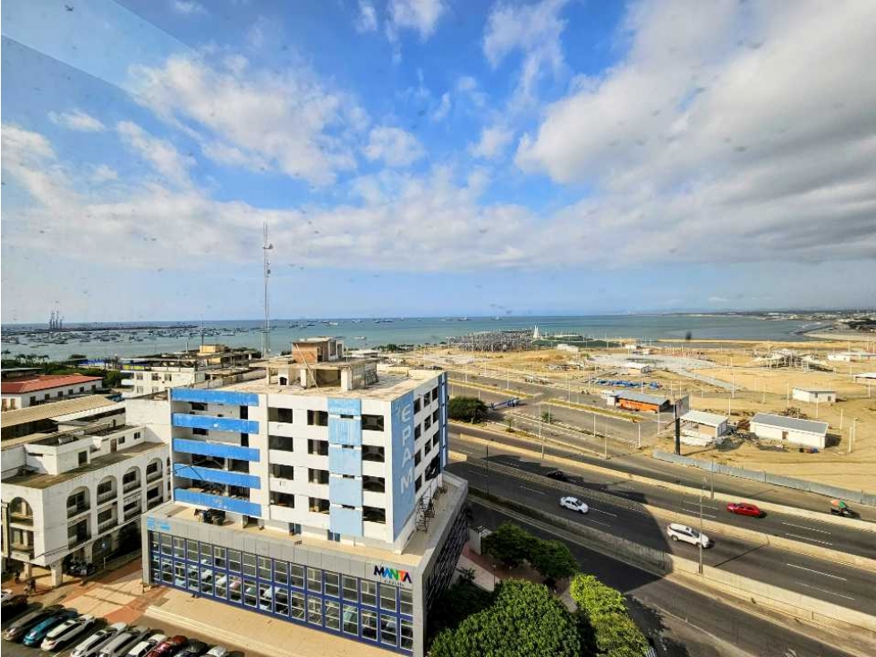 Centro de Manta, alquilo oficina amoblada con hermosa vista al mar - 2