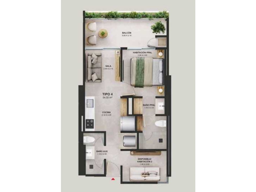 CESIÓN DE DERECHOS APARTAMENTO EN SANTA MARTA IC9769492 — foto 5