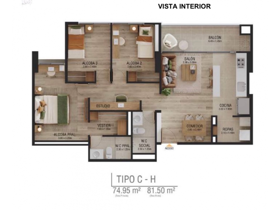 Cesión de Derechos, Colonia Apartamentos, Rodeo Alto, Medellín — foto 5