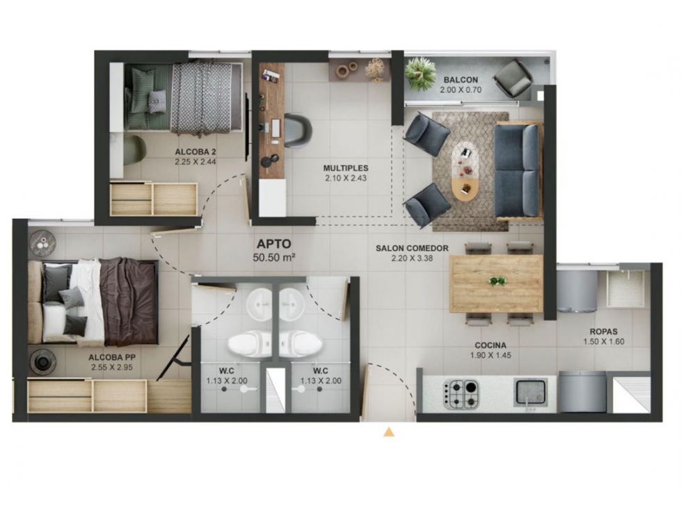 CESIÓN DE DERECHOS PROYECTO MONTIARA | BÚCAROS, BELLO F548 — foto 3