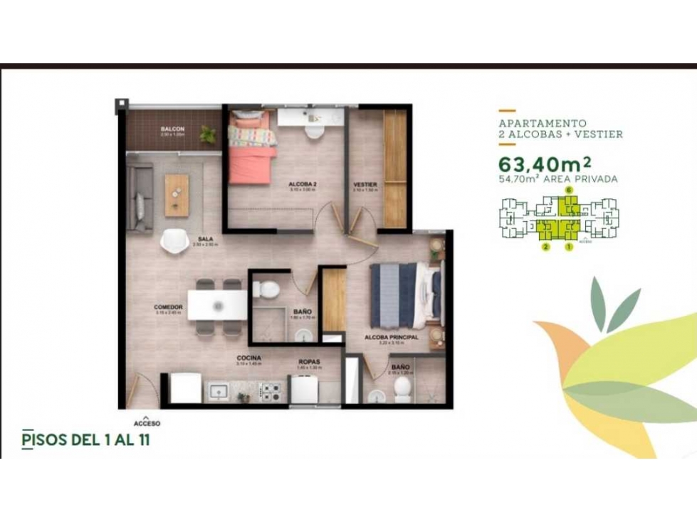 EN VENTA APARTAMENTO SECTOR AV SUR- PEREIRA — foto 3