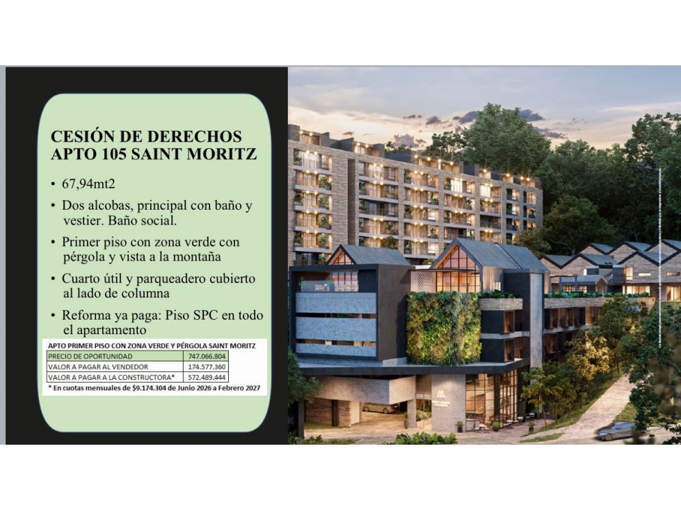 Cesión de derechos Saint Moritz - El retiro — foto 4