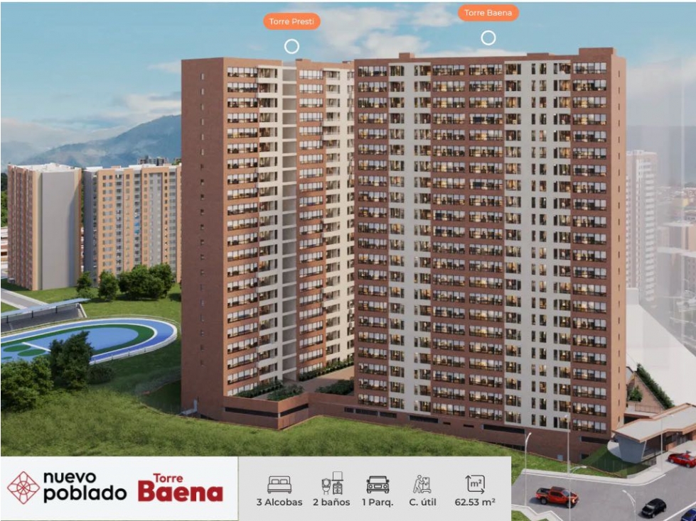 CESIÓN DE DERECHOS TORRE BAENA - NUEVO POBLADO | ITAGÜÍ
