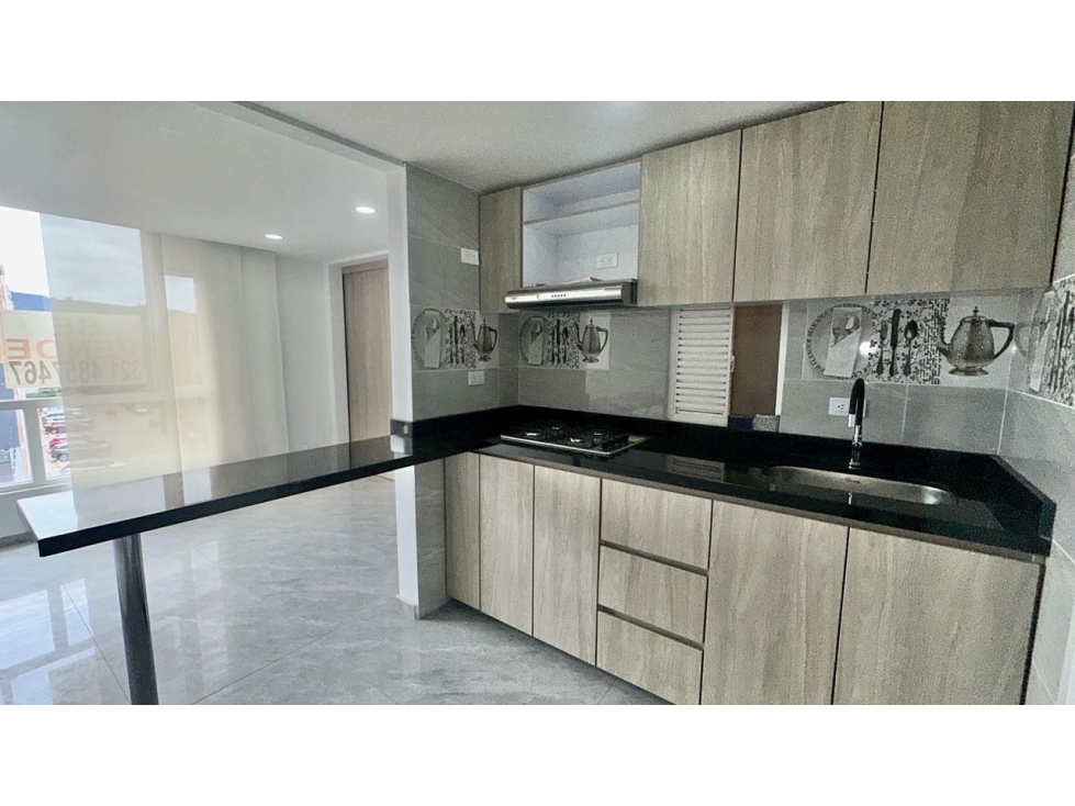 Chía vendo apto 5to piso esquinero 2 hab + estudio 50 m² — foto 3