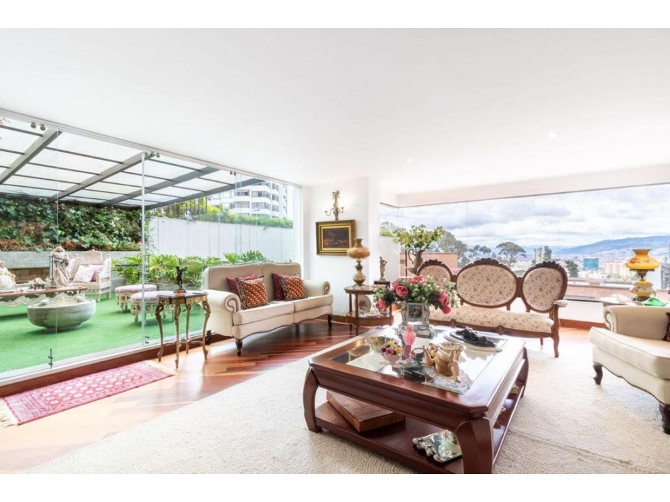 Chicó Alto gran apto con 2 terrazas vista panorámica — foto 3