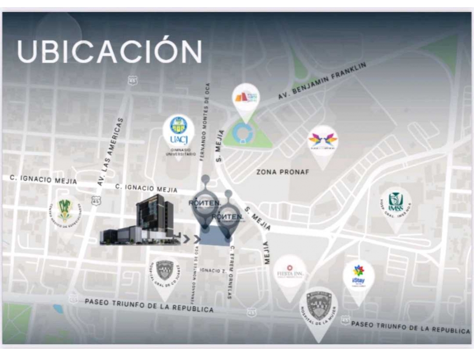 Consultorios en venta. Ronten Consulting Center Juárez Chih. - 3