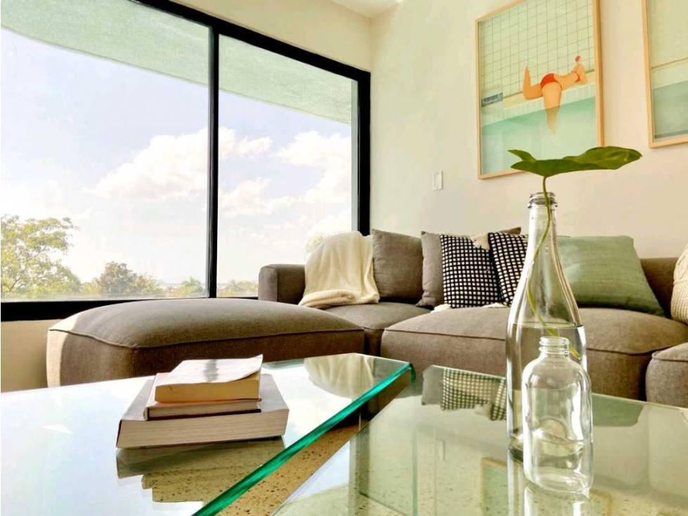 ALQUILER APARTAMENTO AMOBLADO CON TERRAZA AVE BALBOA PH LA GAVIOTA