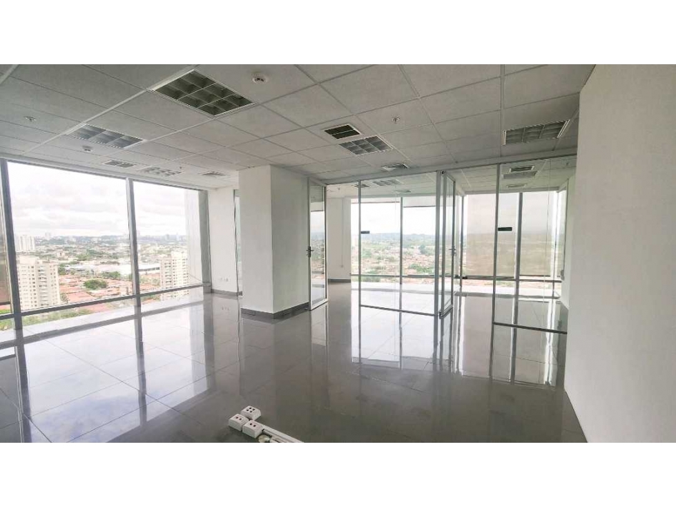 ALQUILER OFICINA 123M2 EN COSTA DEL ESTE TORRE ASEGURADORA ANCON