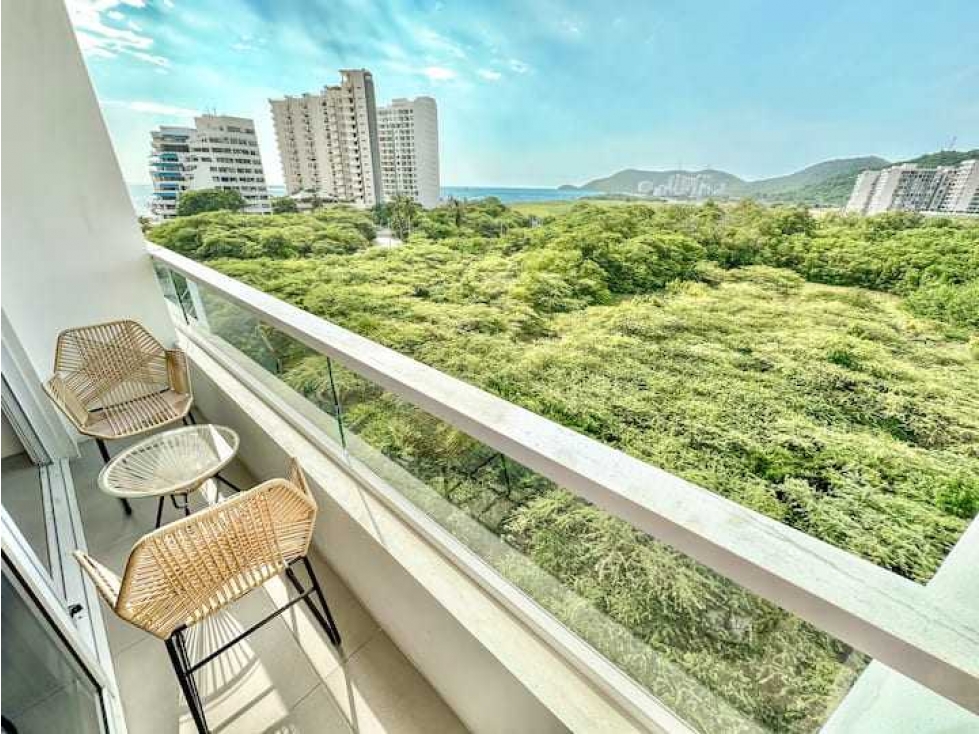 Aparta Suite amoblado en bello horizonte zona irotama 005R