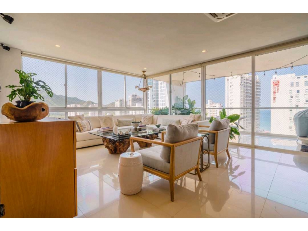 Apartamento en el prado Vista al mar y a la marina Santa marta 005