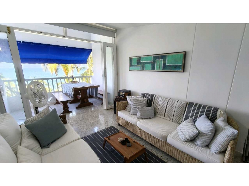 Apartamento en Primera Línea del Mar cerca al Decameron - 005R — foto 2