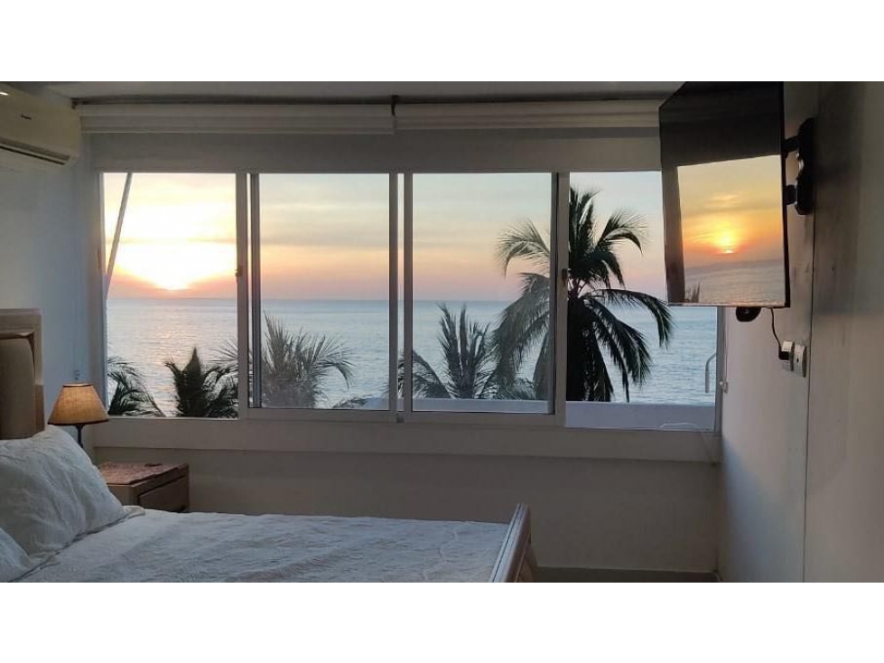 Renta Apartamento en Primera Línea del Mar cerca al Decameron - 005R — foto 2
