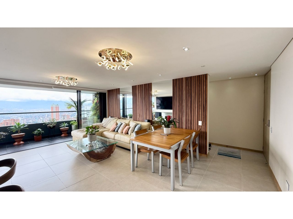 Apartamento con vista a Medellín en venta, Las Palmas - El Poblado