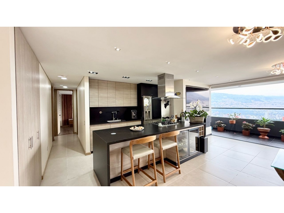 Apartamento con vista a Medellín en venta, Las Palmas - El Poblado — foto 3