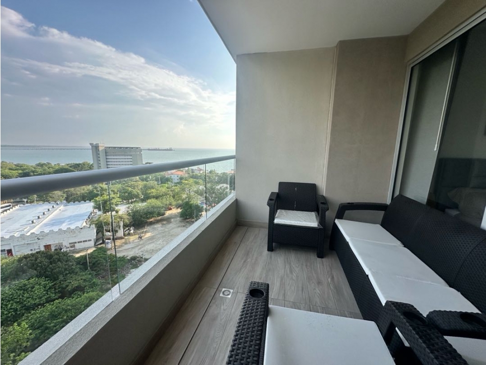 Apartamento dos espacios con vista al mar playa Decameron 060