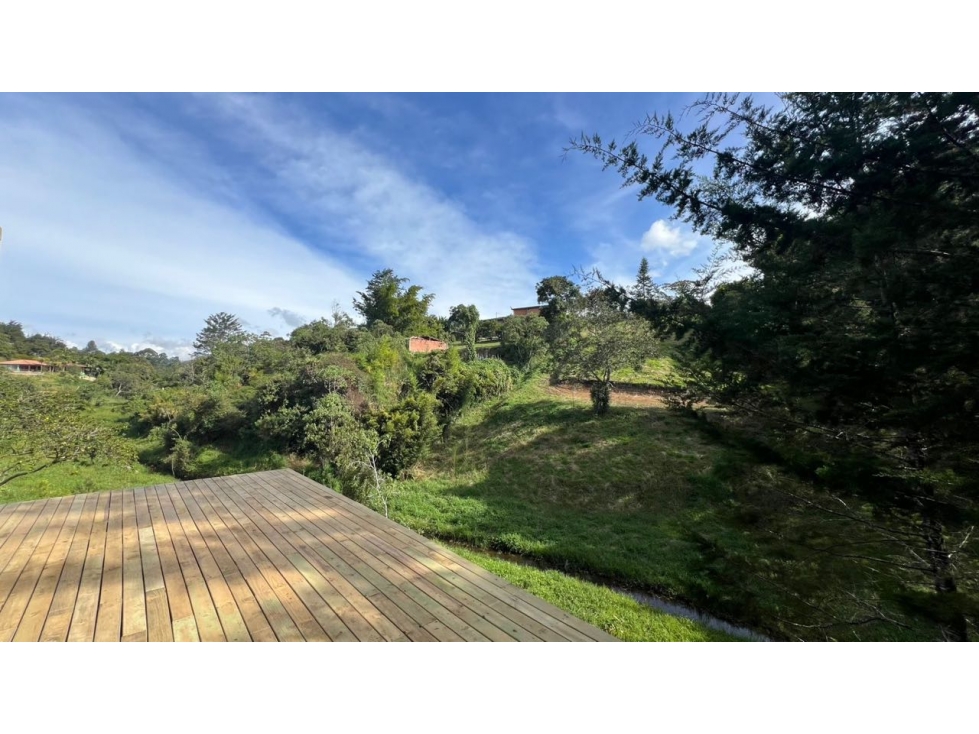Venta lote vía San Antonio La Ceja con explanación